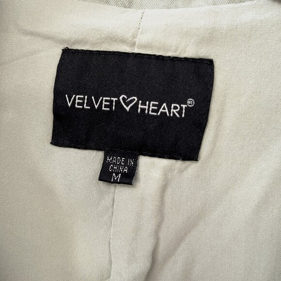 Velvet Heart sage/mint green size M women's lightweight blazer - Picture 3 of 6